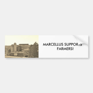 AUTOCOLLANT DE VOITURE MARCELLUS SOUTIENT     DES AGRICULTEURS !