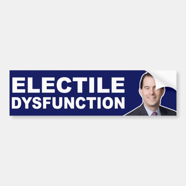 Autocollant De Voiture Marcheur de Scott : Dysfonctionnement d'Electile (Devant)