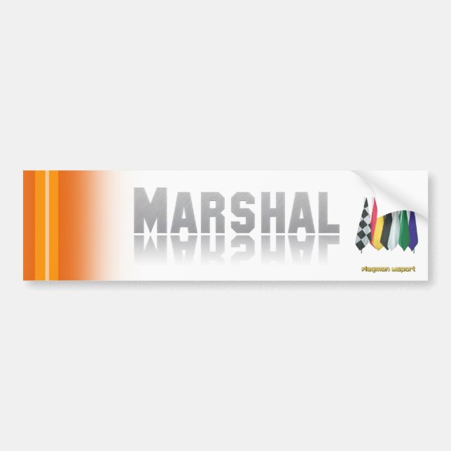 Autocollant De Voiture "Maréchal 2" par le signaleur (Devant)