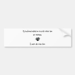 Autocollant De Voiture Mari ou tatouages de sélection