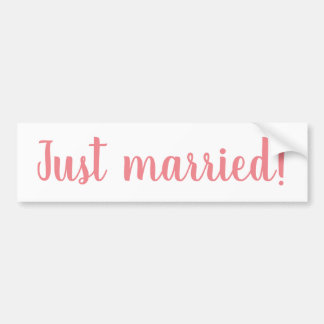 Autocollant De Voiture Mariage