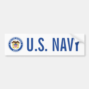 Autocollant De Voiture Marine américaine   Officier Crest