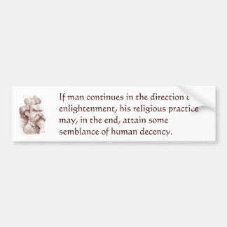 Autocollant De Voiture Mark Twain sur la religion