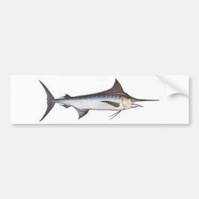 Autocollant De Voiture Marlin bleu (Devant)