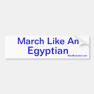 Autocollant De Voiture Mars aiment un Egyptien