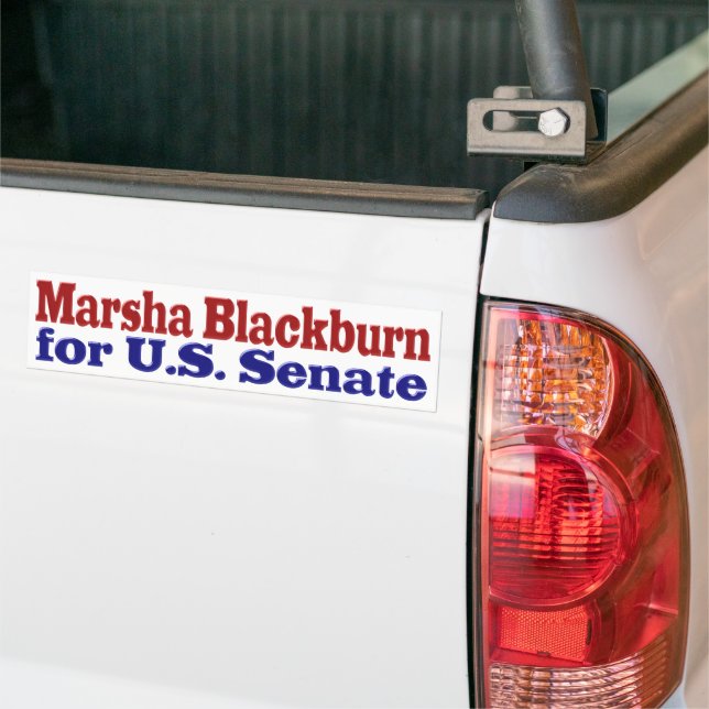 Autocollant De Voiture Marsha Blackburn pour U. S. Sticker du Sénat (Sur camion)