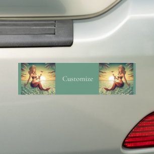 Autocollant De Voiture Martini Classy Mermaid Thunder_Cove