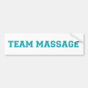 AUTOCOLLANT DE VOITURE MASSAGE D'ÉQUIPE