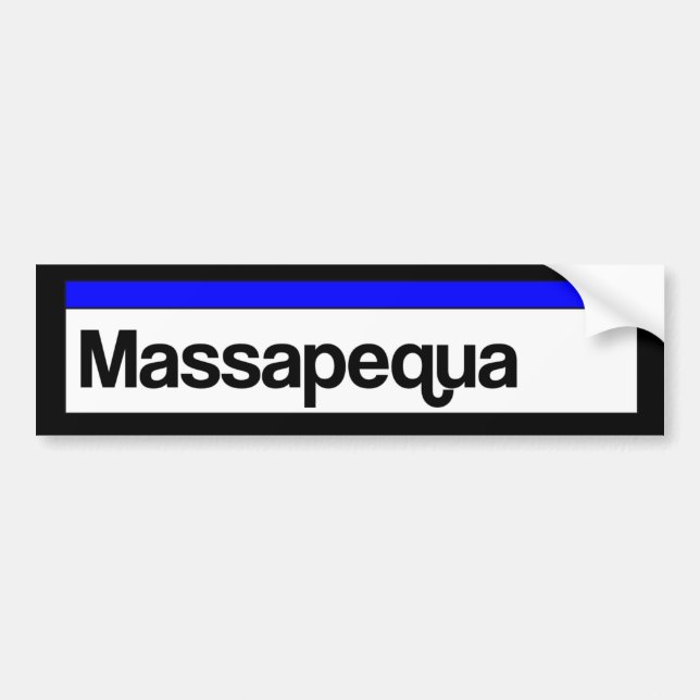 Autocollant De Voiture Massapequa (Devant)