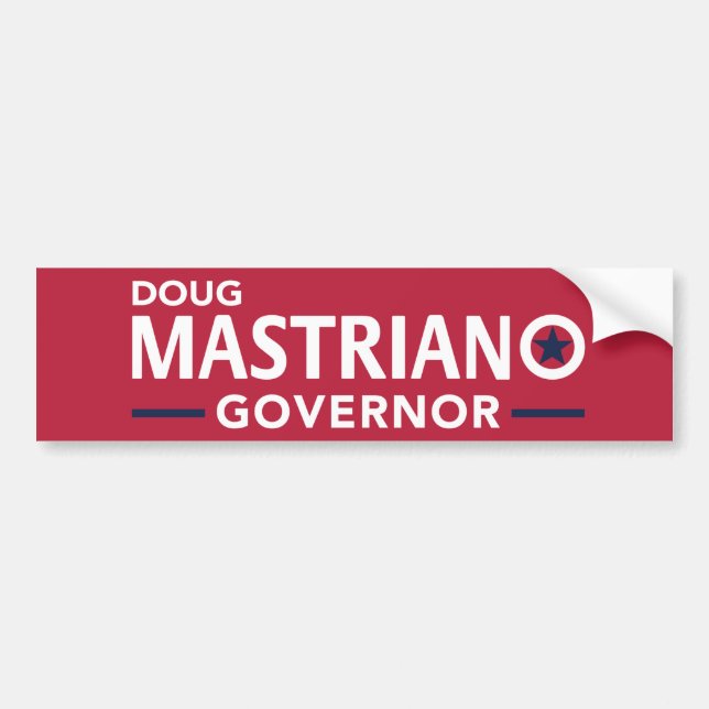 Autocollant De Voiture Mastriano pour Sticker pare-chocs du gouverneur -  (Devant)