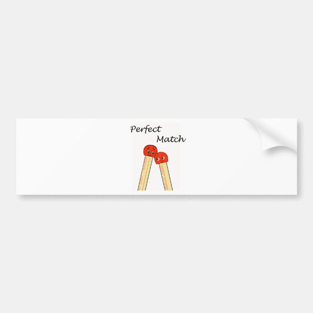 Autocollant De Voiture Match parfait (Devant)