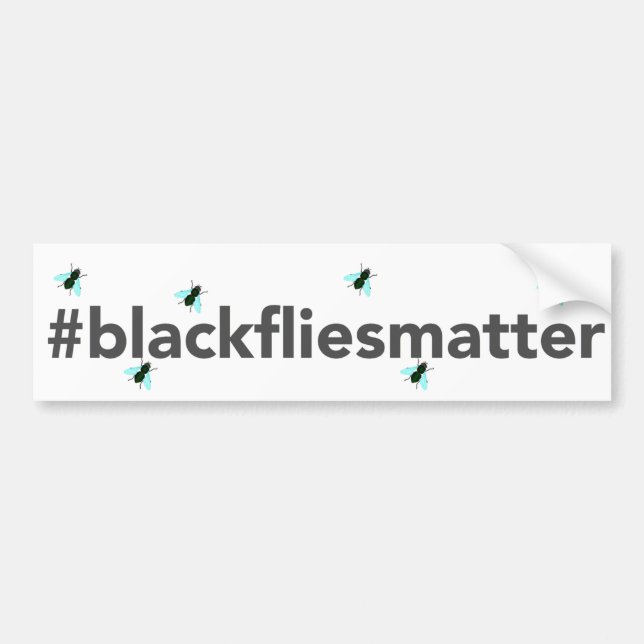 Autocollant De Voiture Matière de mouches noires (Devant)