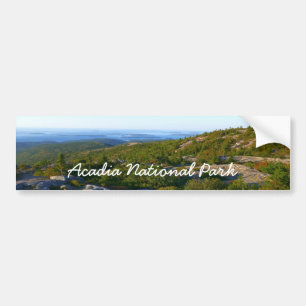 Autocollant De Voiture Matin au sommet du mont Cadillac à Acadia