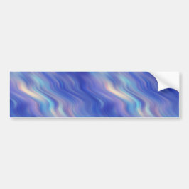 Autocollant De Voiture Matin Glory Blue Wavy Texture