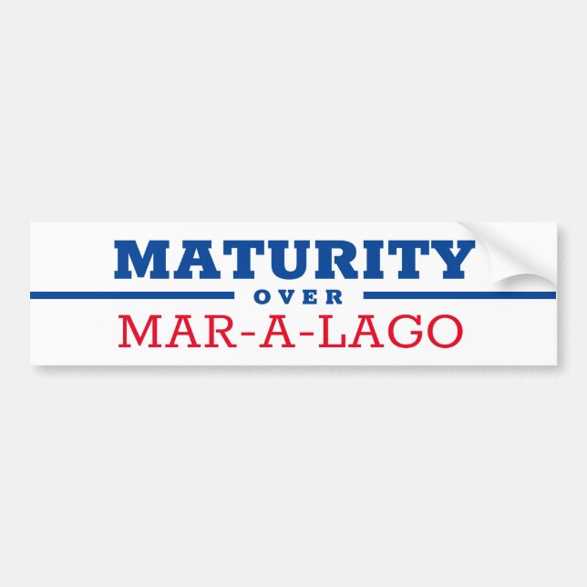Autocollant De Voiture Maturité au-dessus du bumper de mars (Devant)