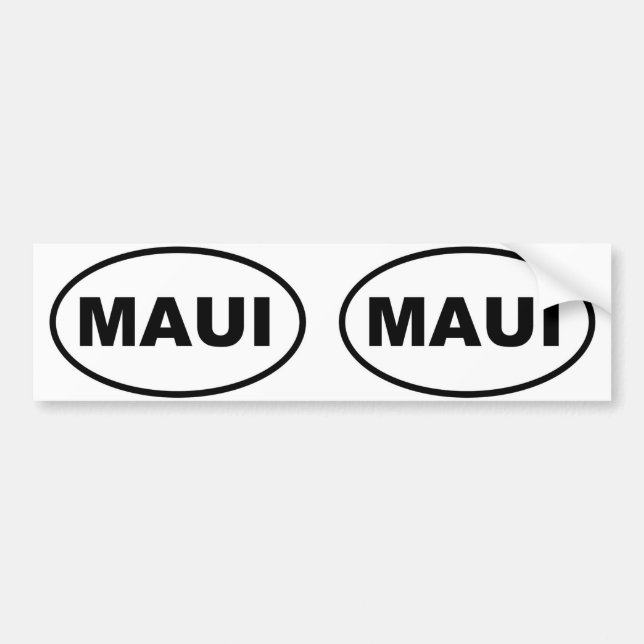 Autocollant De Voiture Maui (Devant)