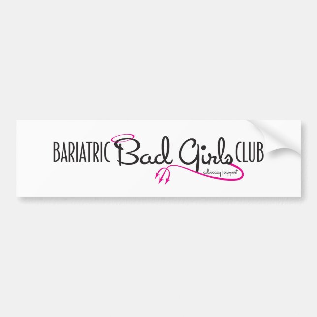 Autocollant De Voiture Mauvais logo Schtuff de club de filles de (Devant)