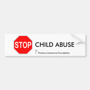 AUTOCOLLANT DE VOITURE MAUVAIS TRAITEMENT À ENFANT…