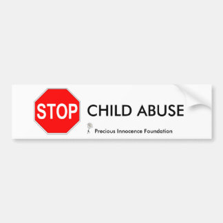 AUTOCOLLANT DE VOITURE MAUVAIS TRAITEMENT À ENFANT…