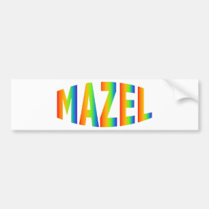 AUTOCOLLANT DE VOITURE MAZEL