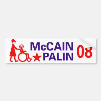 Autocollant De Voiture McCain Palin 2008