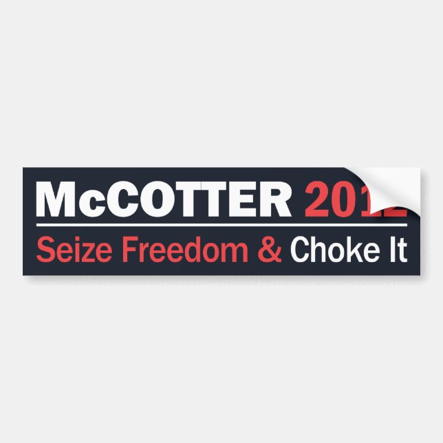 Autocollant De Voiture McCotter saisissent l'adhésif pour pare-chocs de (Devant)