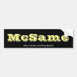 Autocollant De Voiture McSame McCain
