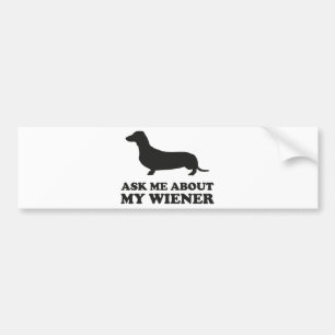 Autocollant De Voiture Me demander à propos de My Wiener
