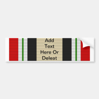 Autocollant De Voiture Médaille de campagne de l'Irak