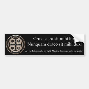 Autocollant De Voiture Médaille de St Benoît