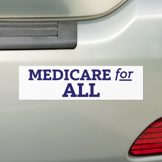 Autocollant De Voiture Medicare For All Single-Payer Universal Healthcare (En voiture)