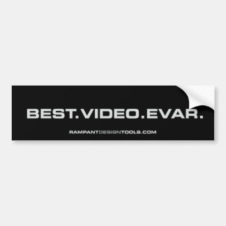 Autocollant De Voiture Meilleur Evar visuel - adhésif pour pare-chocs