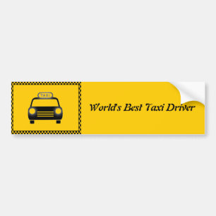 Autocollant De Voiture Meilleur Sticker De Chauffeur De Taxi Monde