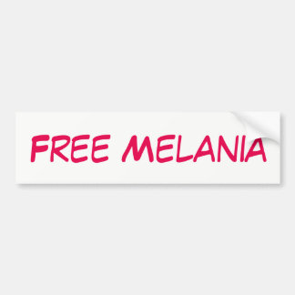 Autocollant De Voiture MELANIA GRATUIT Personnalisé