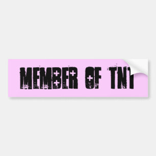Autocollant De Voiture Membre de TNT