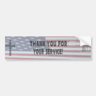Autocollant De Voiture "Merci pour votre service "