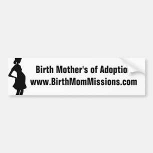 Autocollant De Voiture Mère biologique de pare-chocs d'adoption