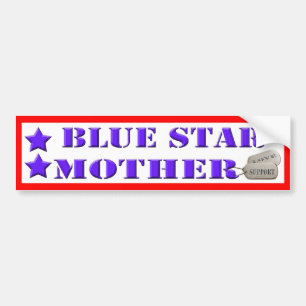 Autocollant De Voiture Mère d'étoile bleue - adhésif pour pare-chocs de 2