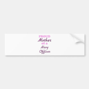 Autocollant De Voiture Mère fière d'un dirigeant de marine