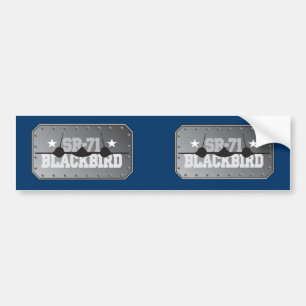 Autocollant De Voiture Merle SR-71