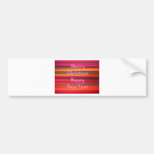 Autocollant De Voiture Merry Christmas Happy