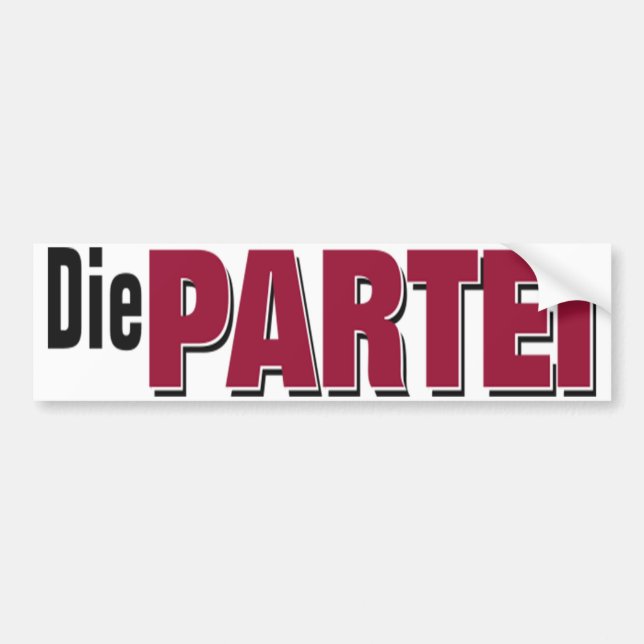 Autocollant De Voiture Meurent le logo de Partei (Devant)