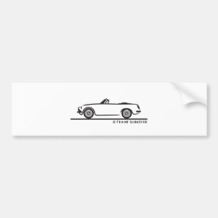 AUTOCOLLANT DE VOITURE MG