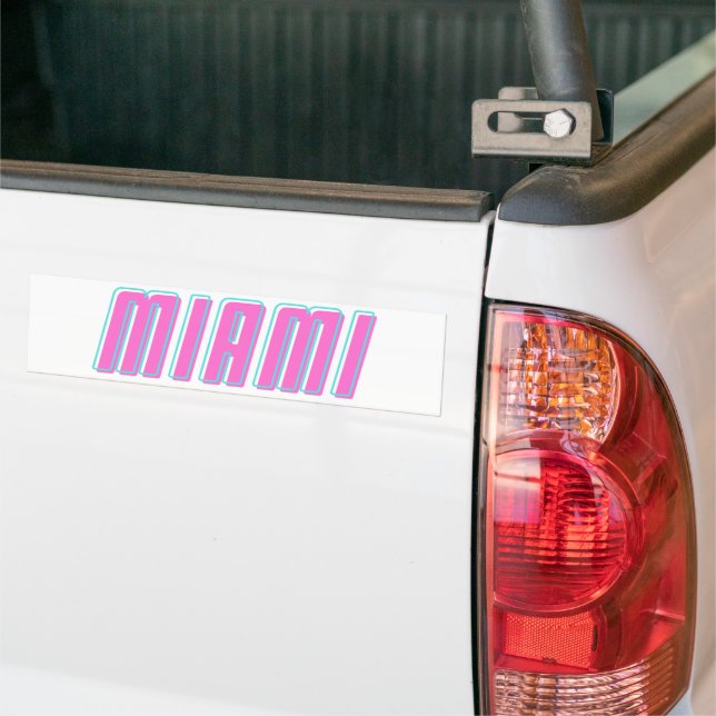 Autocollant De Voiture Miami (Sur camion)