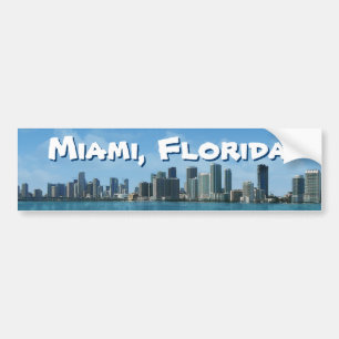 Autocollant De Voiture Miami Skyline