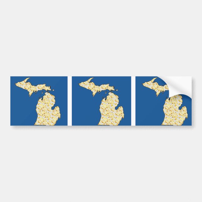 AUTOCOLLANT DE VOITURE MICHIGAN (Devant)