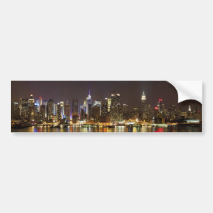 Autocollant De Voiture Midtown Manhattan vue de Weehawken New Jersey
