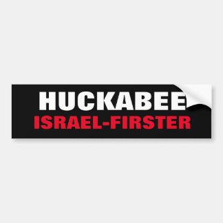 Autocollant De Voiture Mike Huckabee partisan d'Israël Traître USA Pollar