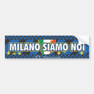 Autocollant De Voiture Milano siamo noi. Inter