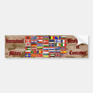 Autocollant De Voiture Military internationale